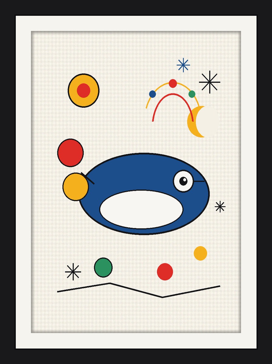 The Whale Who Liked Rain — an AI-generated artwork from the Animal Friends collection