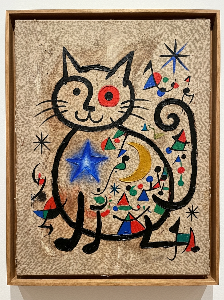 Cat in a Hurry — an AI-generated artwork from the Animal Friends collection