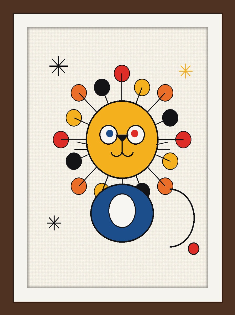 A Lion Made of Sunshine — an AI-generated artwork from the Animal Friends collection